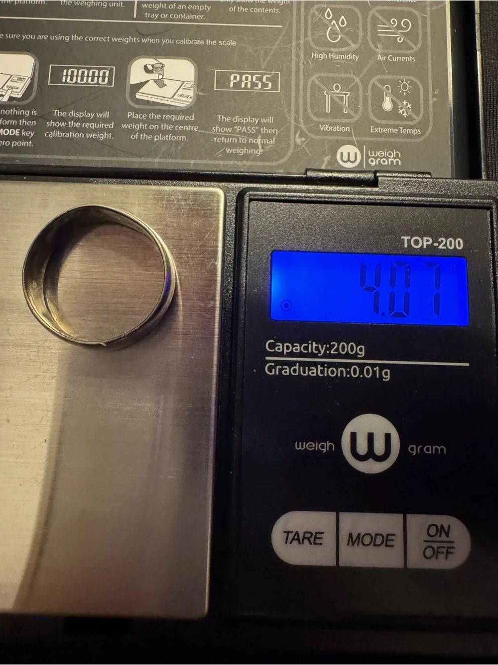 Classic Men's Sterling Silver Band - Size 9